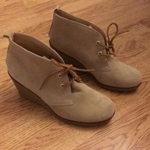 Sperry wedge booties
